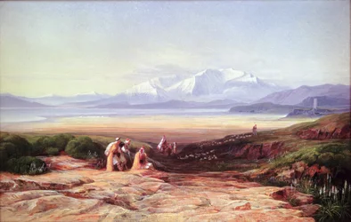 Berg Parnassus, See Cephissus und die Ebenen von Boetia, Griechenland, 1860